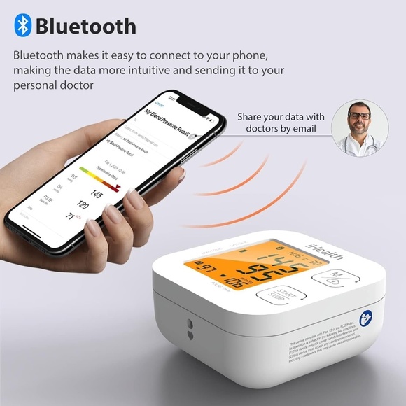iHealth Smart Blood Pressure Monitor, Bluetooth Compatible - NEW IN SEALED BOX - Picture 6 of 12